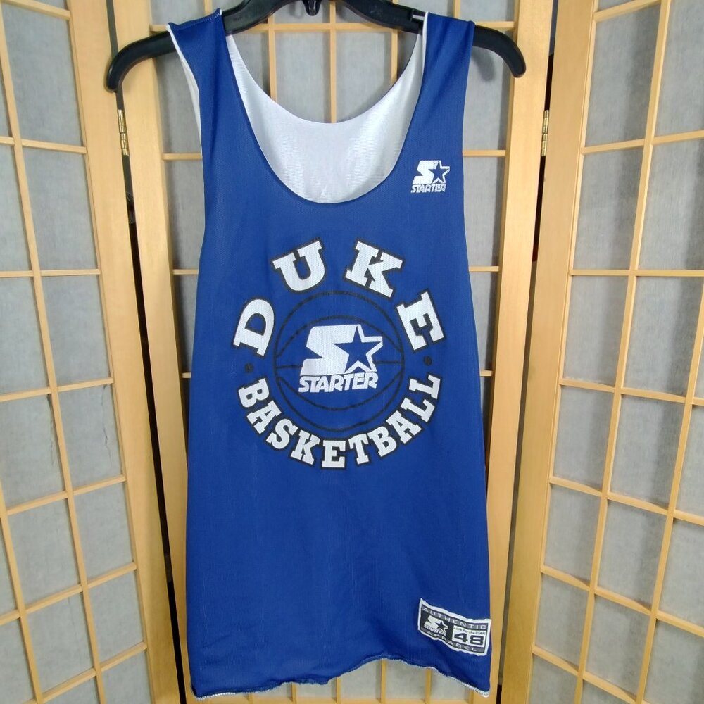 VTG Duke Blue Devil Basketball Jersey Reversible Size 48